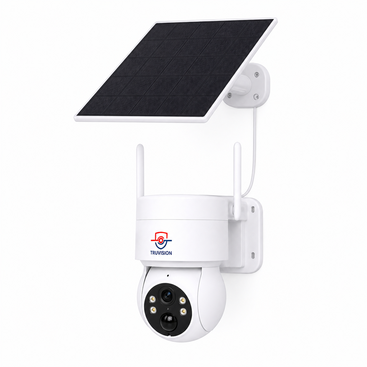 Câmera Rotativa com Painel Solar e Bateria