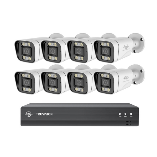 Kit de 8 Câmeras de Vigilância POE (c/gravador) - TV-B8