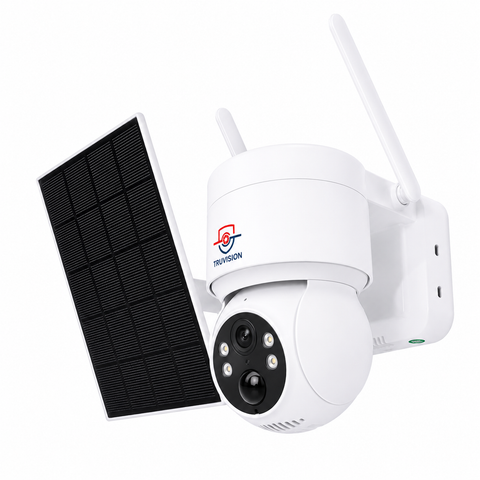 Câmera de Vigilância com Painel Solar e Bateria (Wi-Fi)