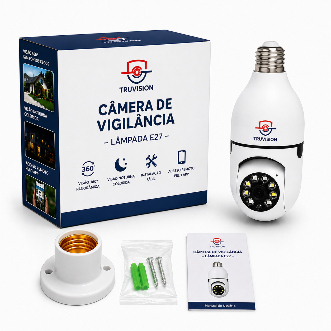 Câmera Lâmpada E27